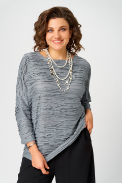 Джемпер Bliss 9400 серый - фото 2