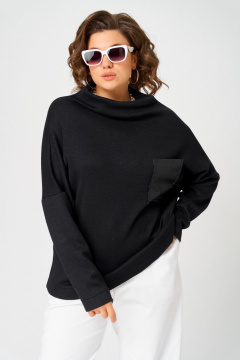 Джемпер Bliss 0857 черный - фото 5