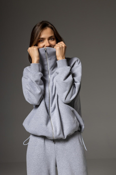 Брюки, бомбер Twok 112501 серый - фото 4