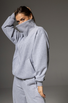 Брюки, бомбер Twok 112501 серый - фото 3