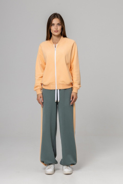 Брюки, бомбер Twok 925709 персик/шалфей - фото 2