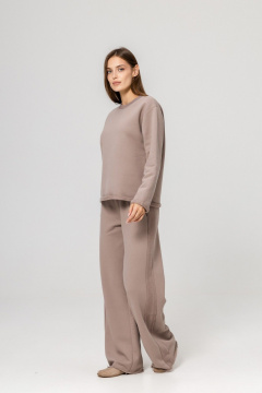 Брюки, джемпер Twok 925814 какао - фото 3