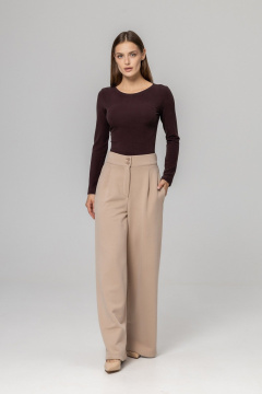 Брюки Twok 952723 бежевый - фото 2