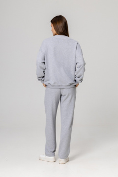 Брюки, кардиган Twok 952727 серый - фото 5