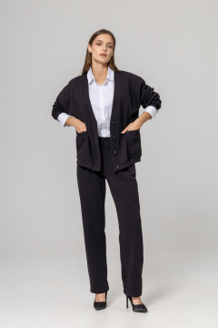 Брюки, кардиган Twok 952736 черный - фото 2