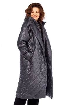 Пальто Диомант 2131 серый - фото 2