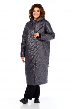 Пальто Диомант 2131 серый - фото 1
