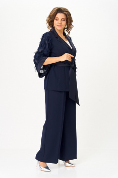Брюки, жакет ANASTASIA MAK 1307 синий - фото 3