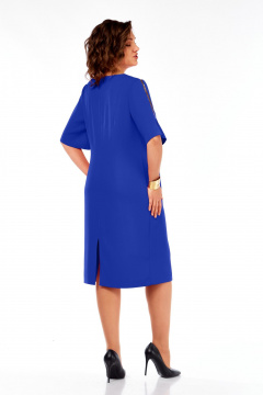 Платье Ольга Стиль С-984 васильковый - фото 4