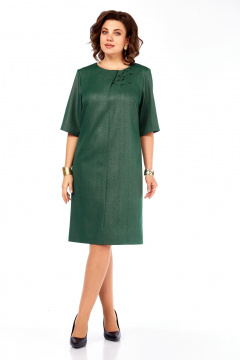 Платье Ольга Стиль С-980 зеленый - фото 1