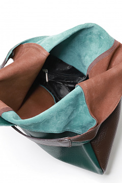 Сумка Galanteya 24323.25с943к45 шокол/зелен - фото 5