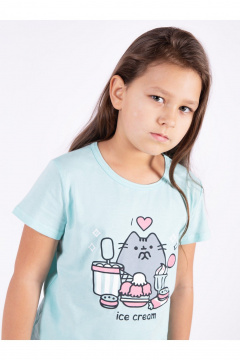 Капри, майка 8 Марта 132590-4С594Д40-122,128 салат - фото 5