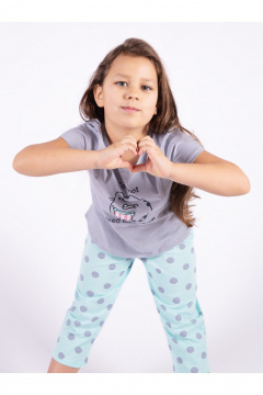 Капри, майка 8 Марта 132590-4С594Д40-134,140 серый - фото 5