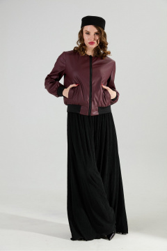 Джемпер NikVa 435-1 бордо - фото 4