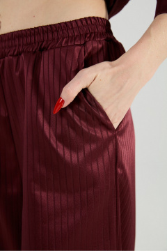 Брюки, жакет NikVa 979-5 бургунди_полоска - фото 4