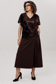 Блуза Anelli 1522 арманьяк - фото 3