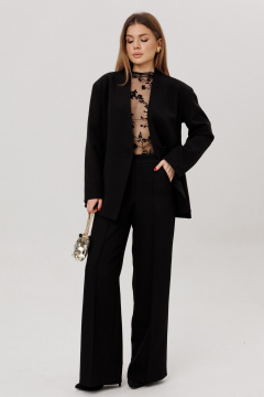 Брюки, жакет, лонгслив Amberа Style 3022 черный - фото 5