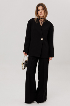 Брюки, жакет, лонгслив Amberа Style 3022 черный - фото 1