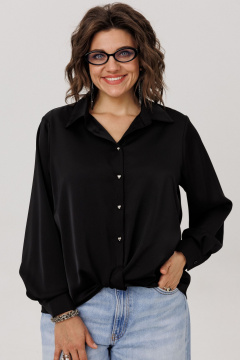 Блуза Anelli 1663 глянцевый_агат - фото 2