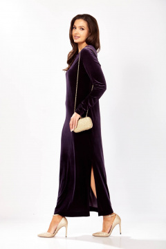 Платье Gizart 5319/1 баклажан - фото 3