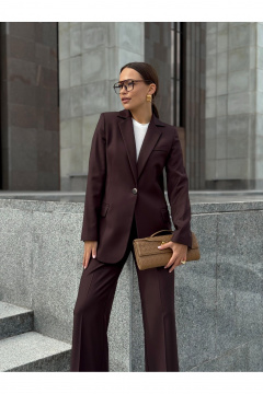 Брюки, жакет KORTNI 11Р40/19BR12 коричневый - фото 5