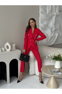 Брюки, жакет KORTNI 20Р13/5BR14 красный - фото 2
