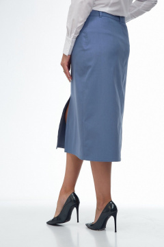 Юбка Takka Plus 25-259 голубой - фото 4