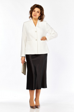 Жакет, платье Kauhanka 031 молочный-черный - фото 2