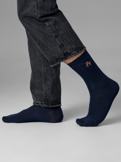 Носки Mark Formelle 017K-3423/25017K-1 т.синий_рис.3423 - фото 1