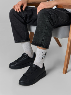 Носки Mark Formelle 107K-3348/25107K св.серый_меланж_рис.3348 - фото 3