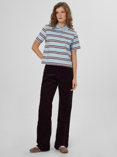 Майка Mark Formelle 112900/24-33421ПП-5 бордово_голубая_полоска_1_сл_термотрансфер_на_поло - фото 1