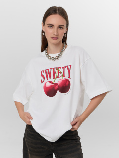 Футболка Mark Formelle 112961/24-29525П-0 белый_печать26_1_сл_на_пол - фото 3