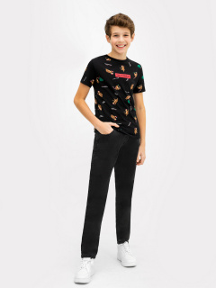 Футболка Mark Formelle 113379/24-26592ПП-0 ленивцы_на_черном_1_сл_на_пол_ТП - фото 3