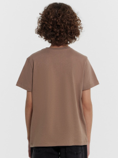 Футболка Mark Formelle 113379/24-27790П-0 мокко_печать_3_сл_на_пол - фото 4