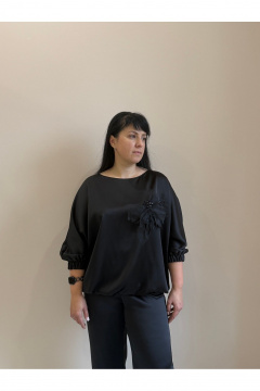 Блуза SK Brand SK7215 черный - фото 2