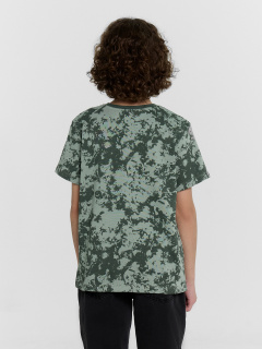 Футболка Mark Formelle 113379/24-31900ПП-0 миллитари_варка_на_зеленом_3_сл_на_пол - фото 4