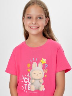 Футболка Mark Formelle 117835/25-39321П-0 маджента_печать - фото 3