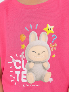 Футболка Mark Formelle 117835/25-39321П-0 маджента_печать - фото 5