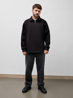 Свитшот Mark Formelle 121870/1/24-4391Ц-7П черный - фото 2