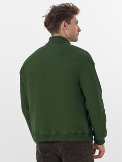 Толстовка Mark Formelle 121935/24-4958П-2 т.зеленый_печать_3_сл_на_пол - фото 2