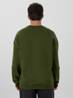 Свитшот Mark Formelle 121943/25-5014П-7(3) осенний_мох_печать_3_сл_на_пол - фото 3