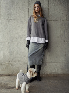 Джемпер Mark Formelle 122816/25-39393Ц-26 серый_меланж_Gulle_4654_D - фото 2