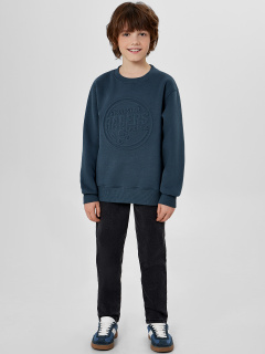 Свитшот Mark Formelle 123431/1/25-36709П-7П серо_синий_печать_4_сл_на_пол_3D - фото 1