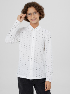 Рубашка Mark Formelle 123432/1/25-37088П-11 геометрия_на_белом - фото 5