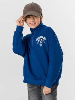 Свитшот Mark Formelle 123472/25-34865П-7 сапфировый_печать_1_сл_на_пол_1сл_на_пол - фото 5