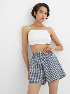 Шорты Mark Formelle 132367/25-39411П-9 синяя_клетка_виши - фото 1