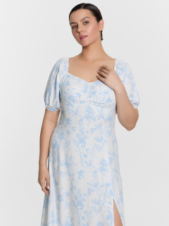 Платье Mark Formelle 152504/24-27338П-9 цветы_на_белом - фото 5