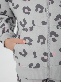 Толстовка Mark Formelle 167737/1/25-36231П-7П леопард_на_св.сером - фото 3