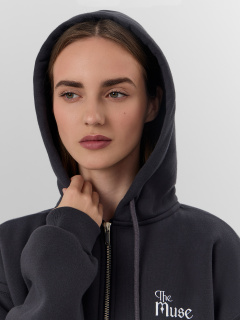 Толстовка Mark Formelle 172105/25-35856П-7П металлический_серый_печать_1_сл_на_ЛВ_дет_пер - фото 3