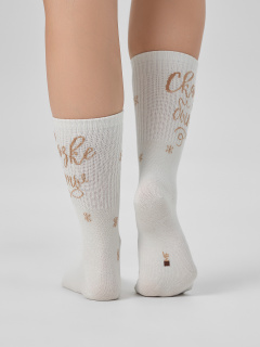 Носки Mark Formelle 217A-2164/223217A-2 молочный_капучино_карамель_рис.2164 - фото 3